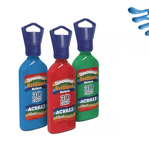 DIMENSIONAL 3D BRILH. AZUL CELESTE 