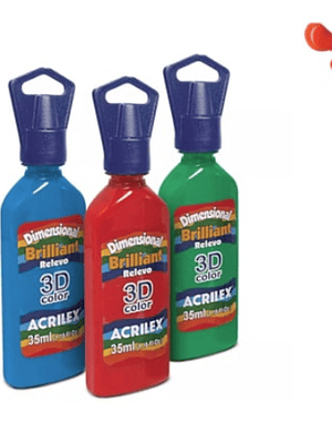 DIMENSIONAL 3D BRILH. LARANJA 