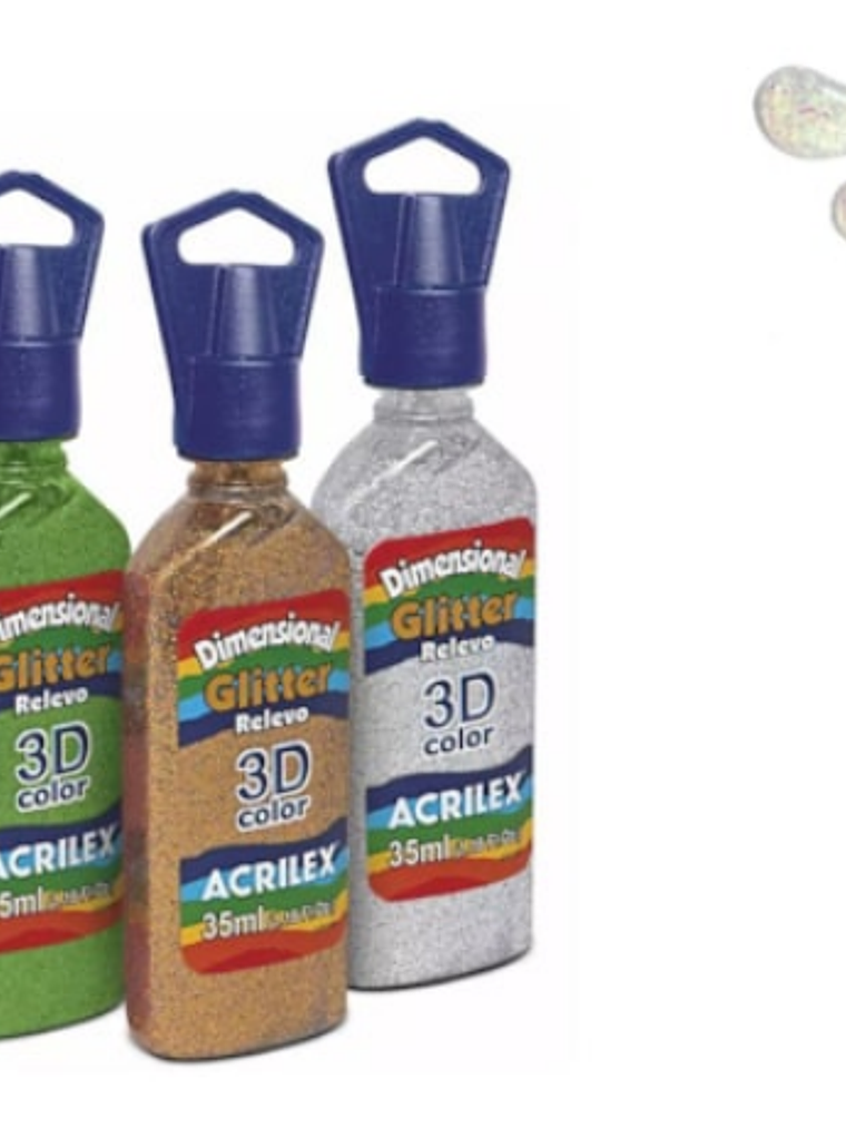 DIMENSIONAL 3D GLITTER CRISTAL 1