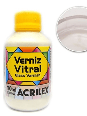 VERNIZ VITRAL 100ML BASE MADREPERLA