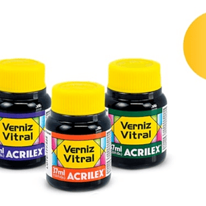 VERNIZ VITRAL 37ML AMARELO CADMIO
