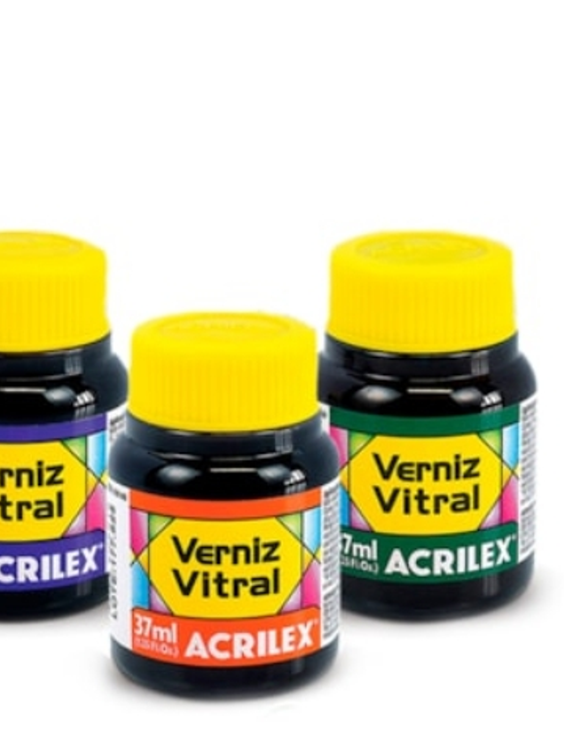 VERNIZ VITRAL 37ML VERDE OLIVA 1