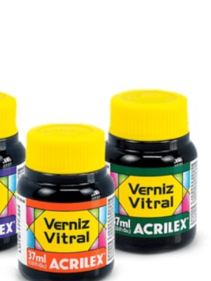 VERNIZ VITRAL 37ML AZUL TURQUESA