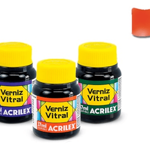 VERNIZ VITRAL 37ML LARANJA
