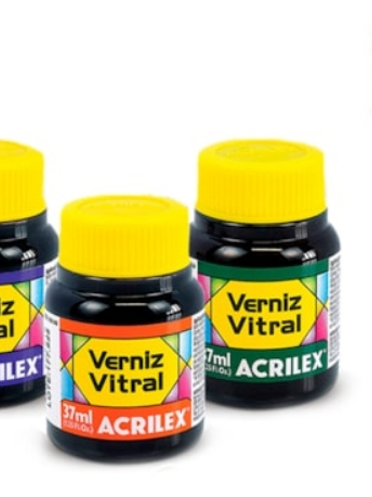 VERNIZ VITRAL 37ML LARANJA 1