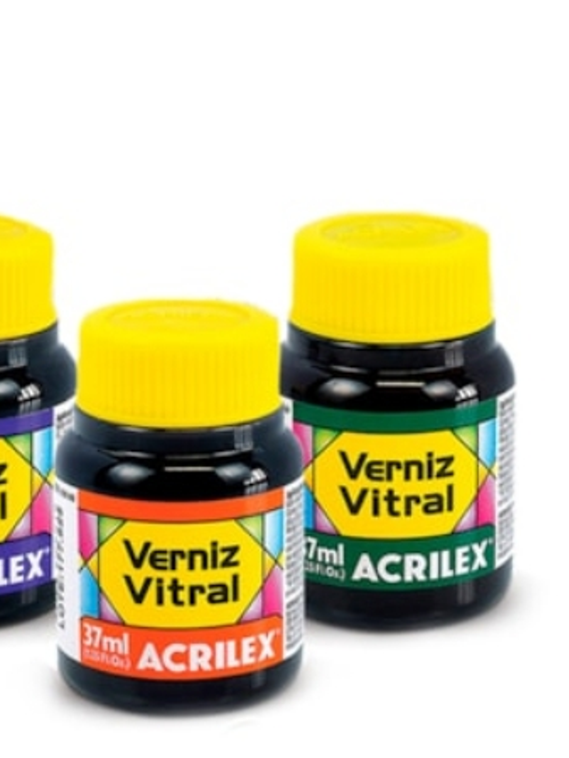 VERNIZ VITRAL 37ML ROSA 1