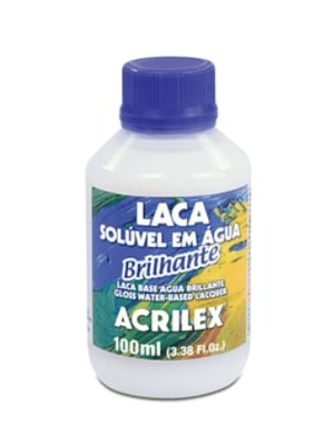LACA BRILHANTE SOLUVEL EM AGUA 100ML