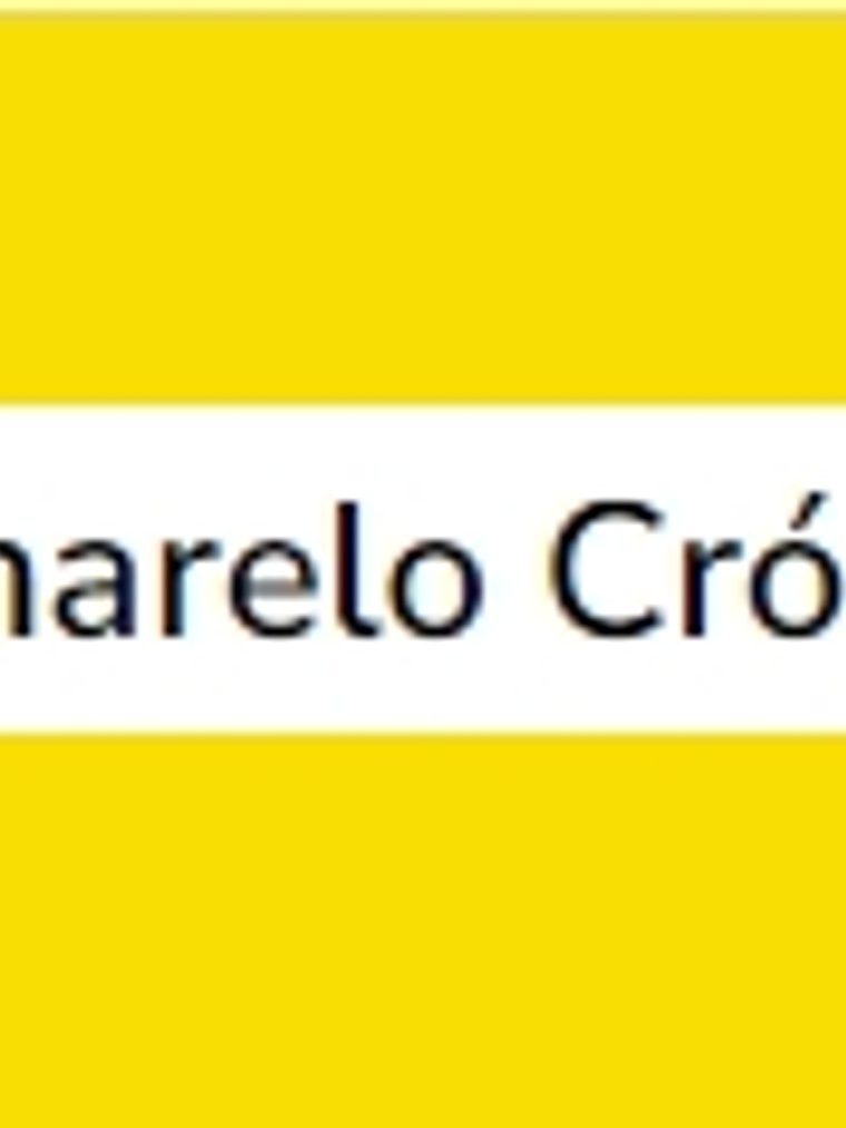 Amarelo Crómio (série 1) 37ml 1