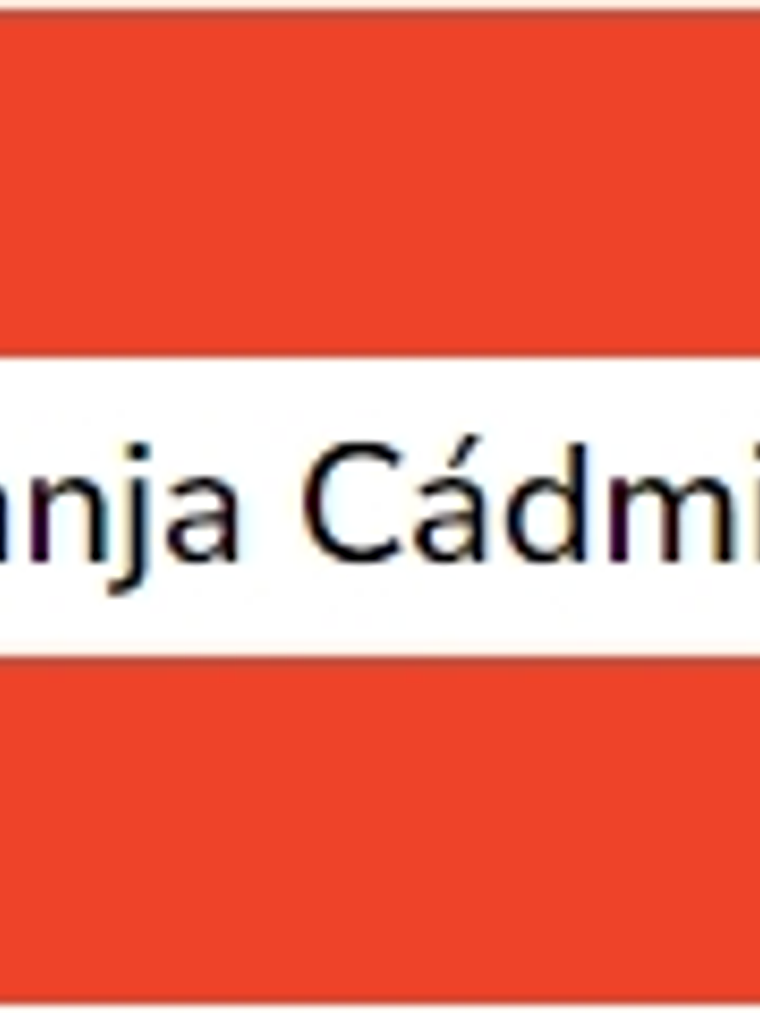 Laranja Cádmio (série 1) 37ml 1