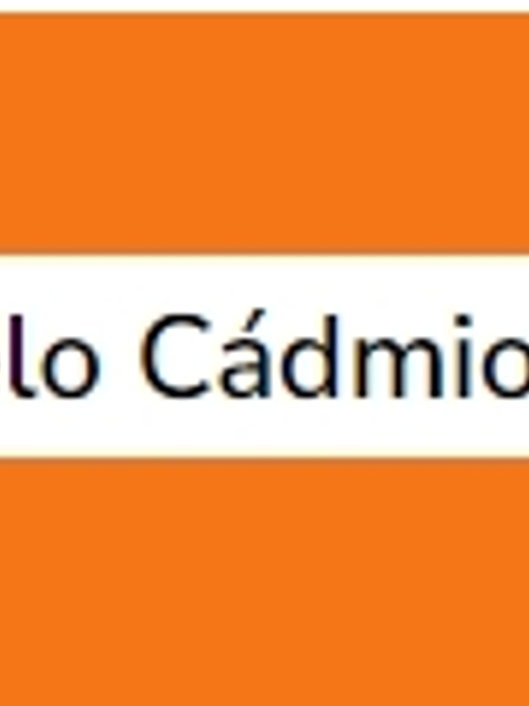 Amarelo Cádmio Escuro (série 1) 37ml 1