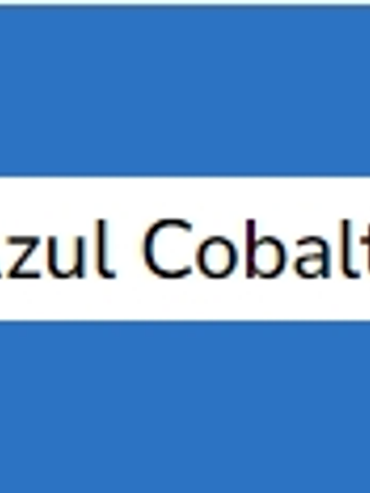 Azul Cobalto(série 1) 37ml 1