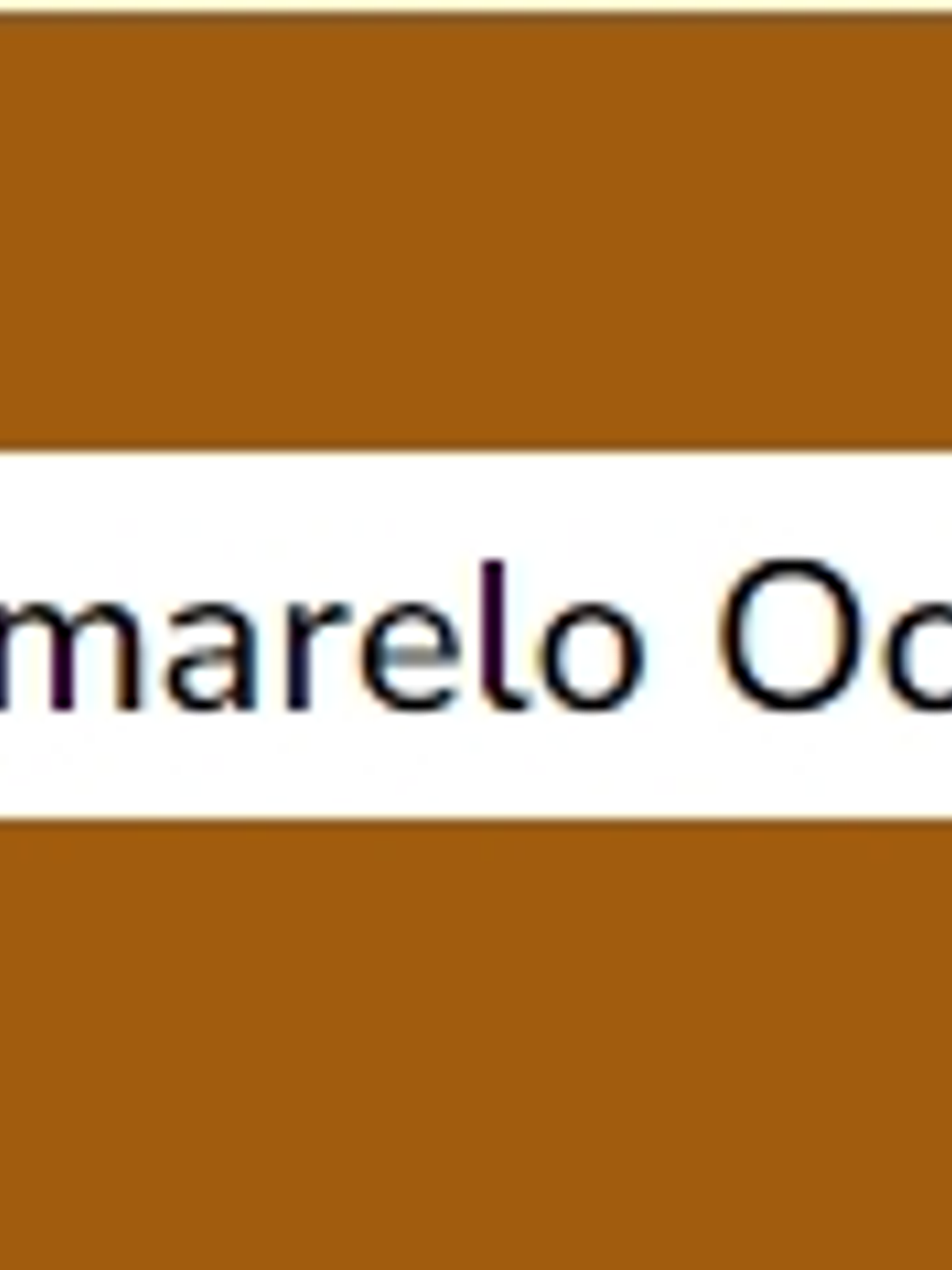 Amarelo Ocre (série 1) 37ml 1