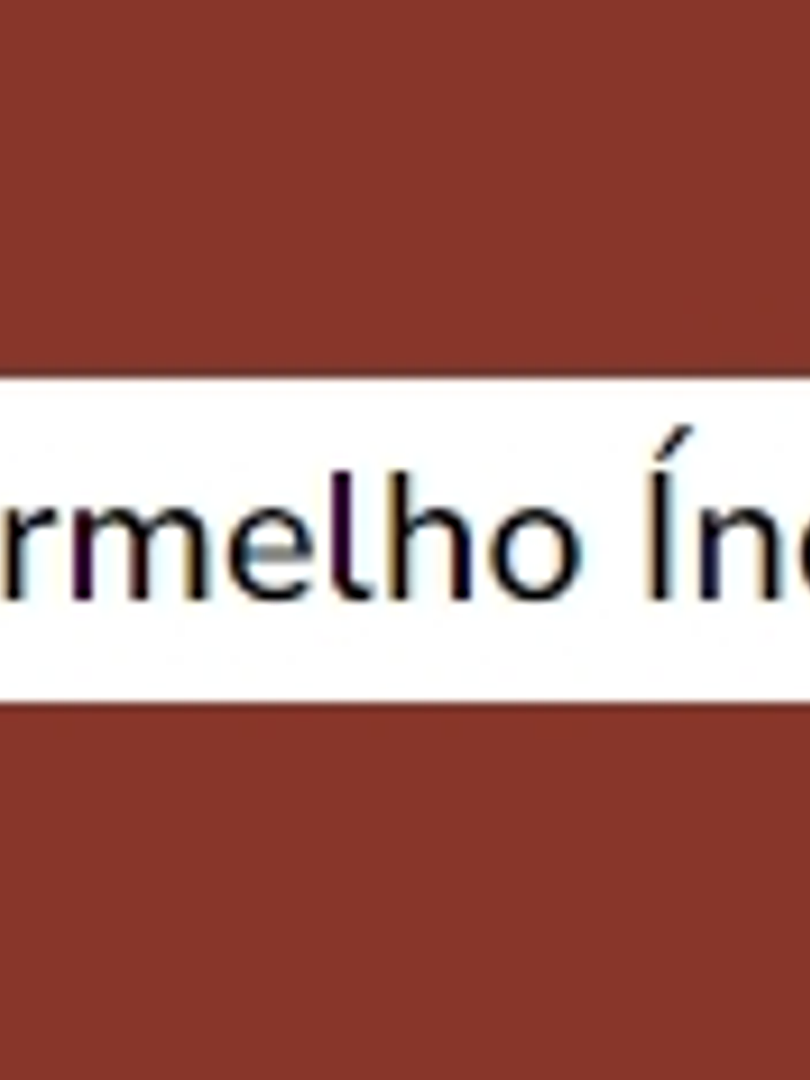 Vermelho Índio (série 1) 37ml 1