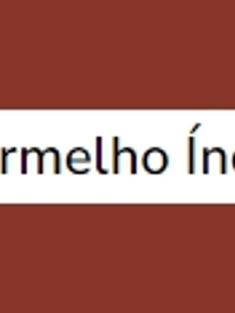 Vermelho Índio (série 1) 37ml 1