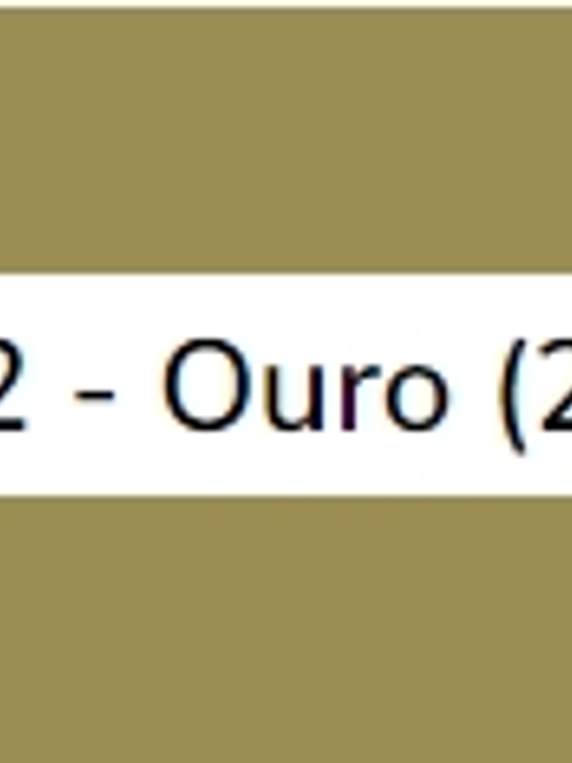 Ouro (série 1) 60ml 1