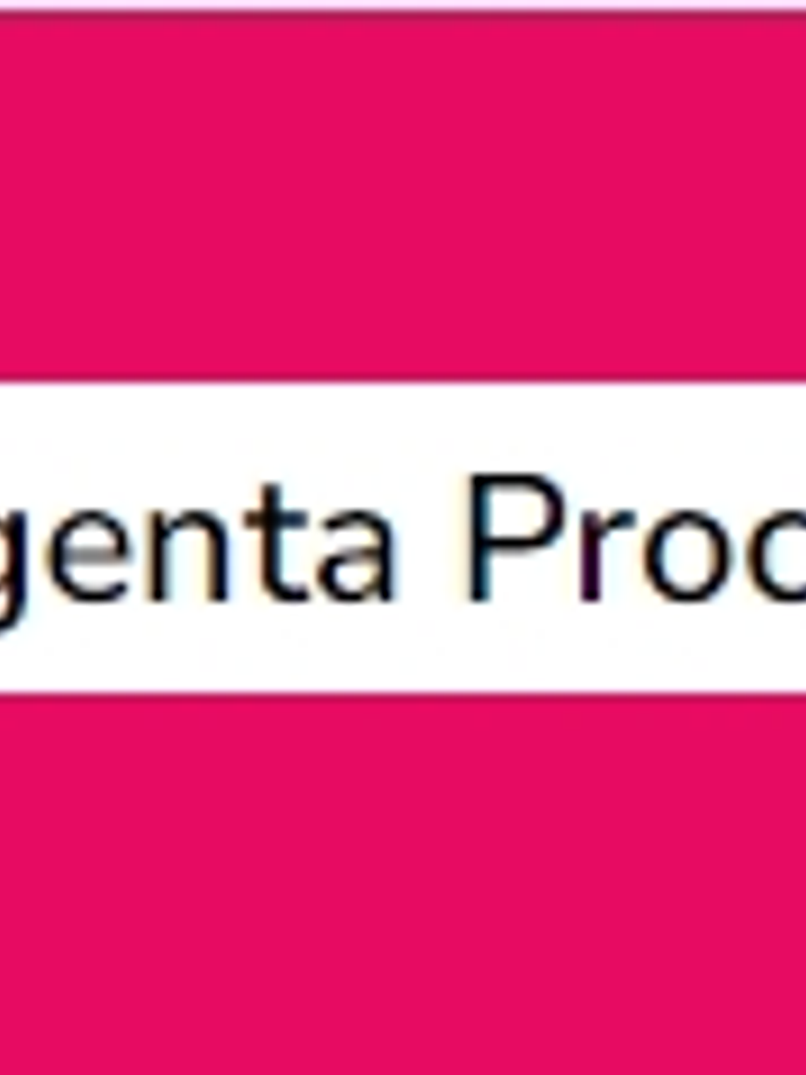 Magenta Processo (série 1) 60ml 1