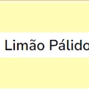  Limão Pálido (série 1) 60ml