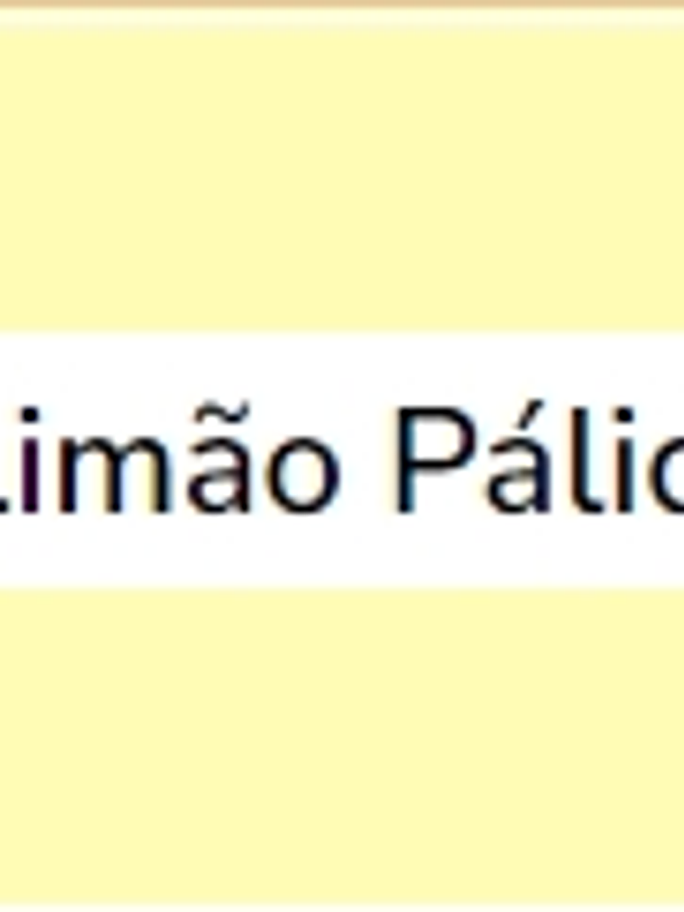 Limão Pálido (série 1) 60ml 1