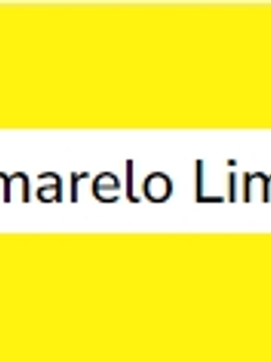 Amarelo Limão (série 1) 60ml 1