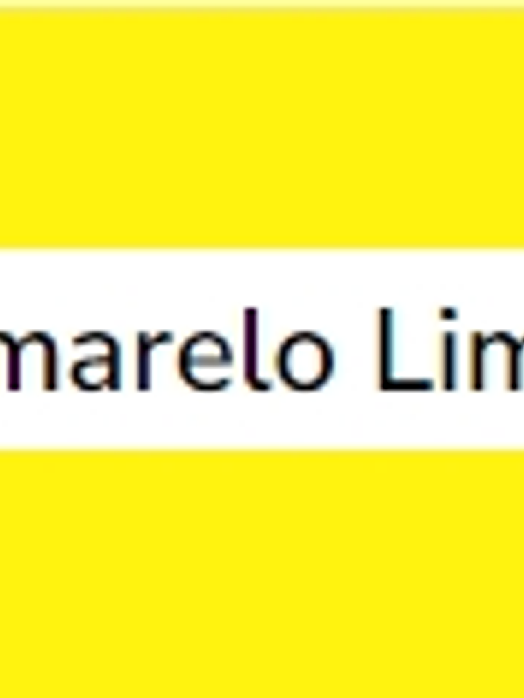 Amarelo Limão (série 1) 60ml 1
