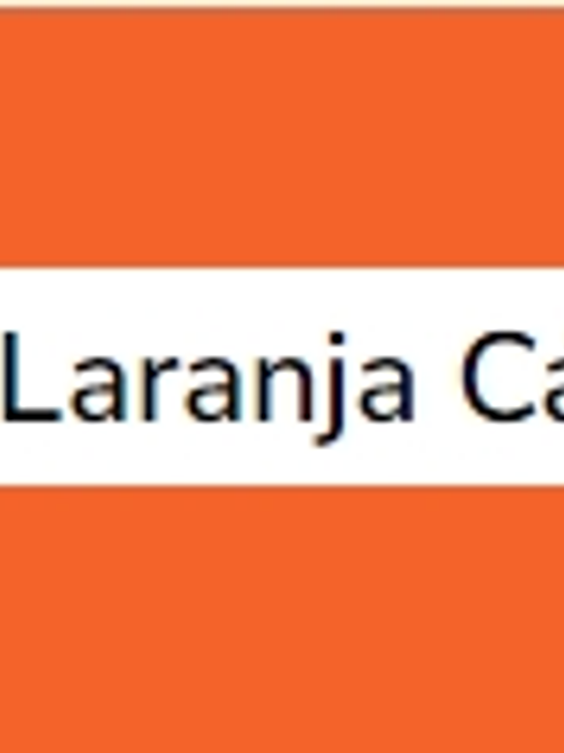 Tom Laranja Cádmio (série 1) 60ml 1