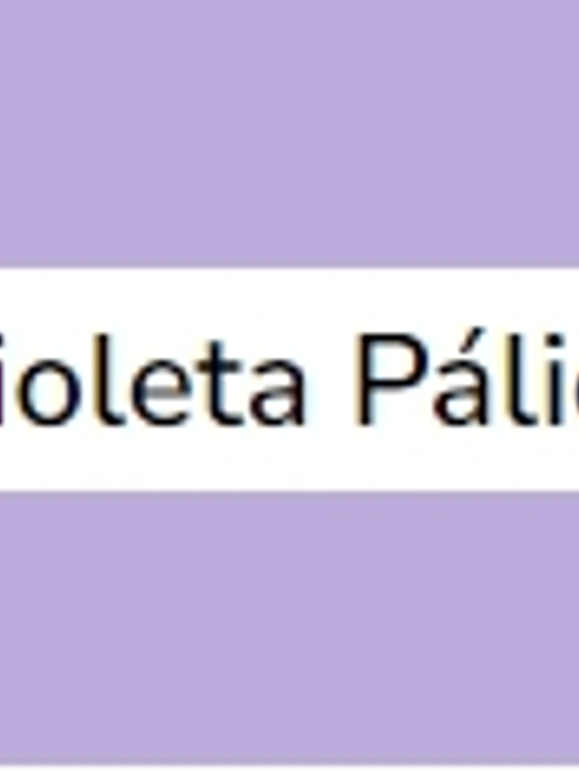 Violeta Pálida (série 1) 60ml 1