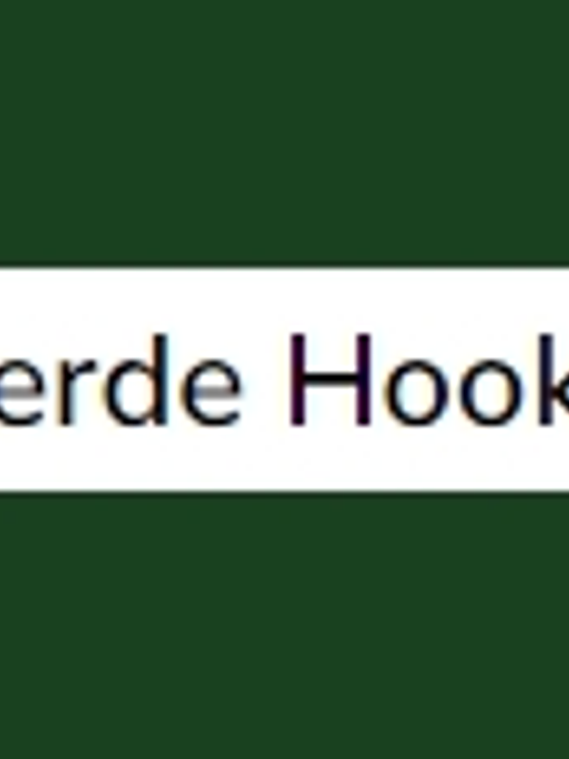 Verde Hooker (série 1) 60ml 1