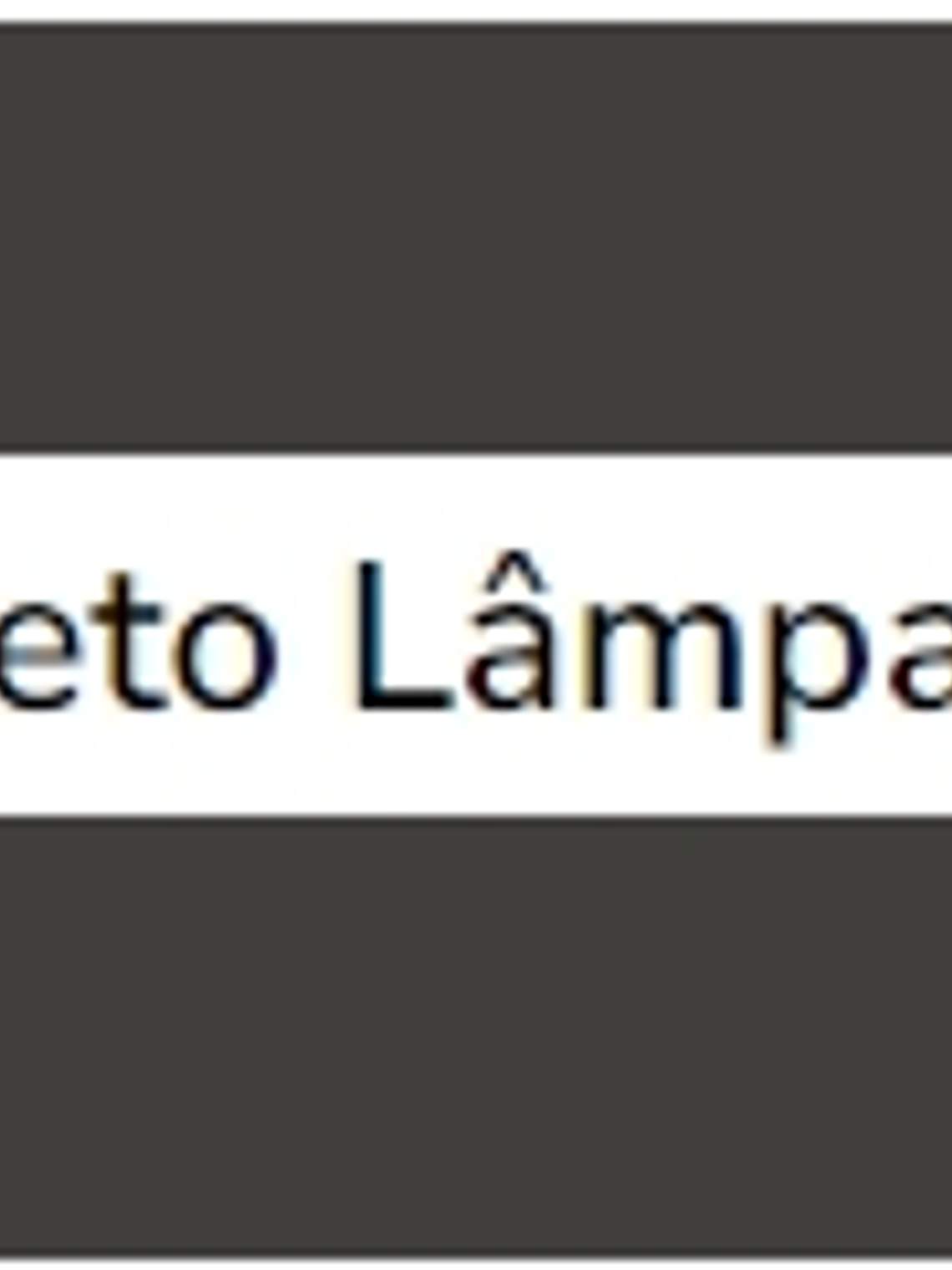 Preto Lâmpada (série 1) 60ml 1