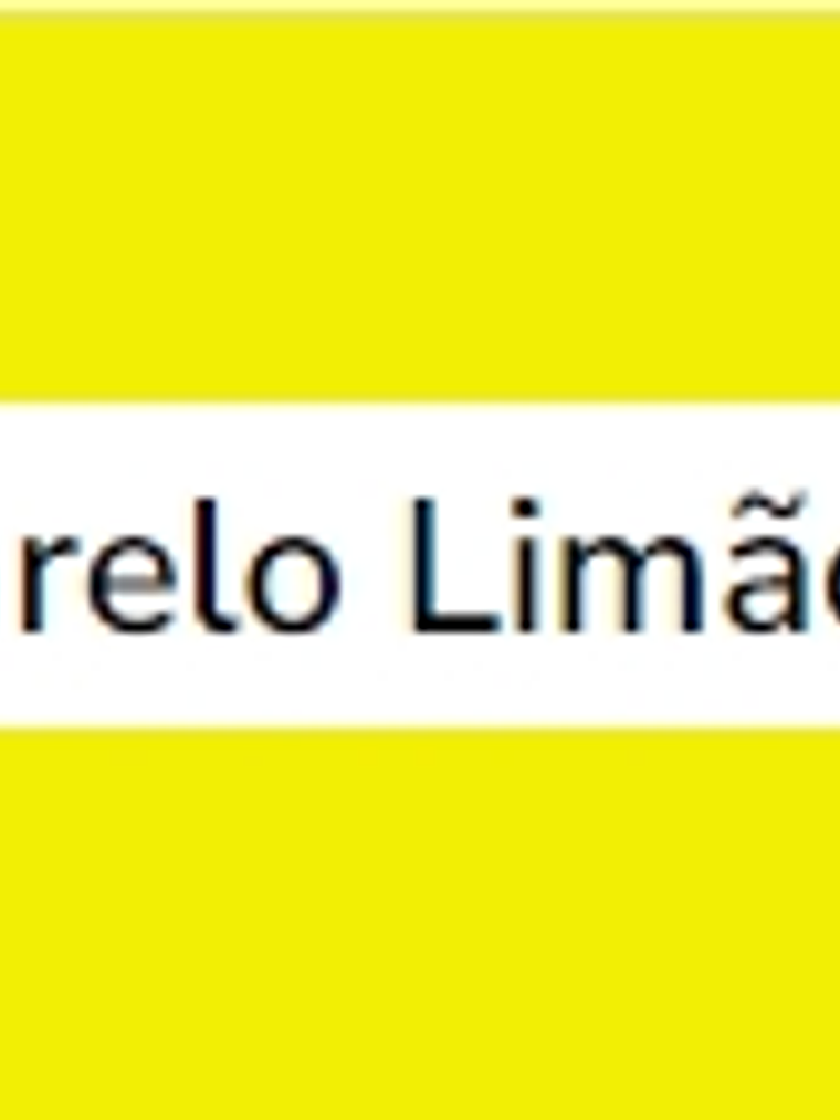Amarelo Limão Aço (série 1) 20ml 1