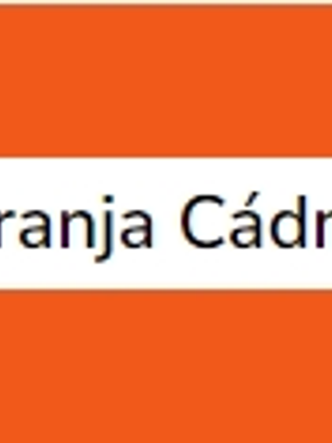 Laranja Cádmio (série 2) 20ml 1