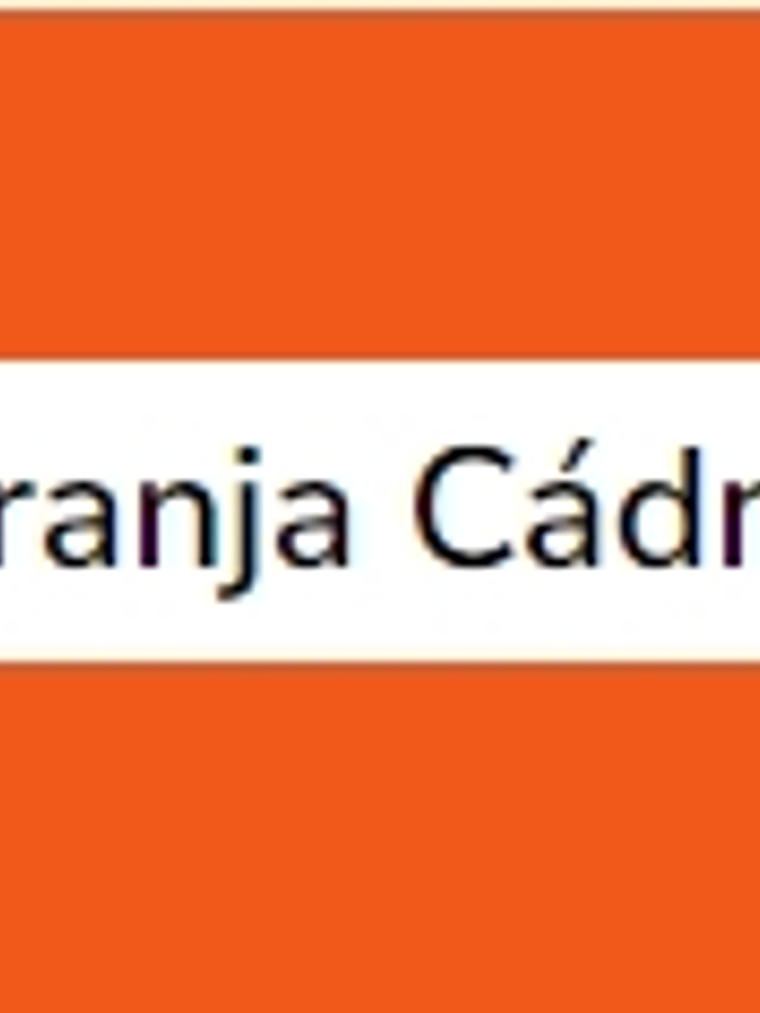 Laranja Cádmio (série 2) 20ml 1