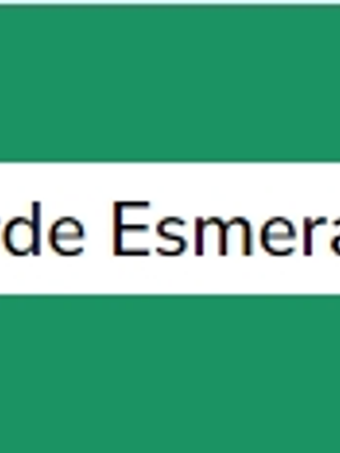 Verde Esmeralda (série 1) 20ml 1