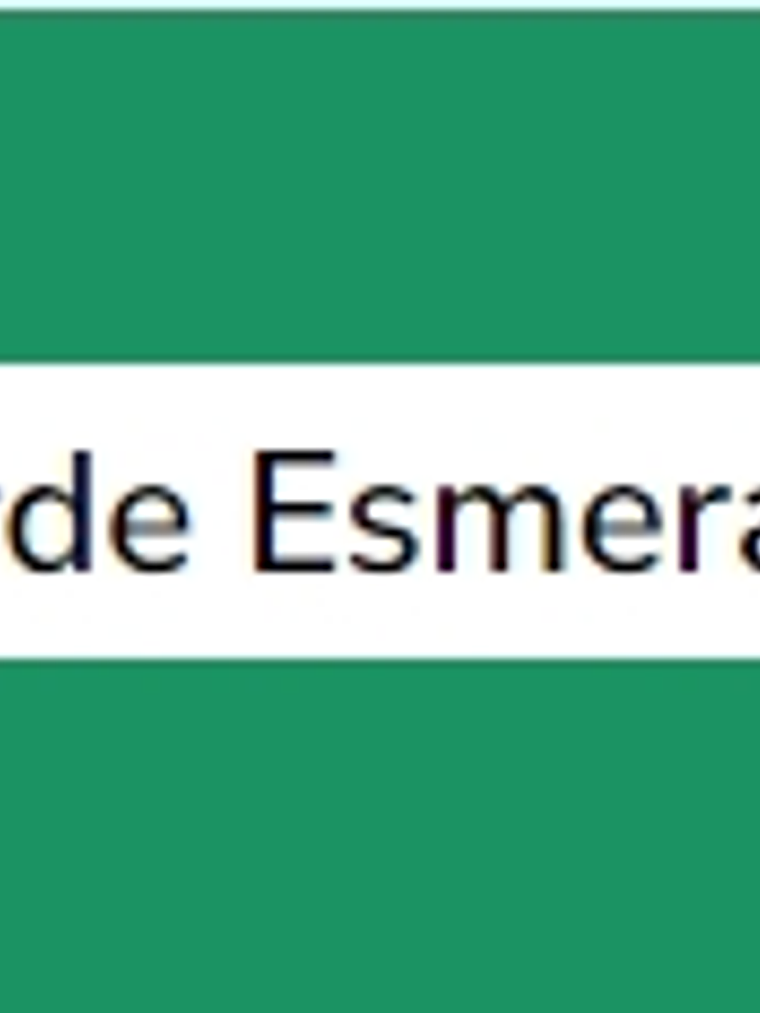 Verde Esmeralda (série 1) 20ml 1