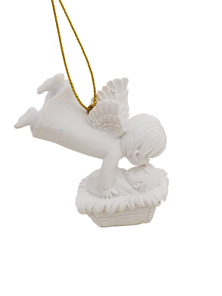 ANJO C/MENINO NO CESTO 1