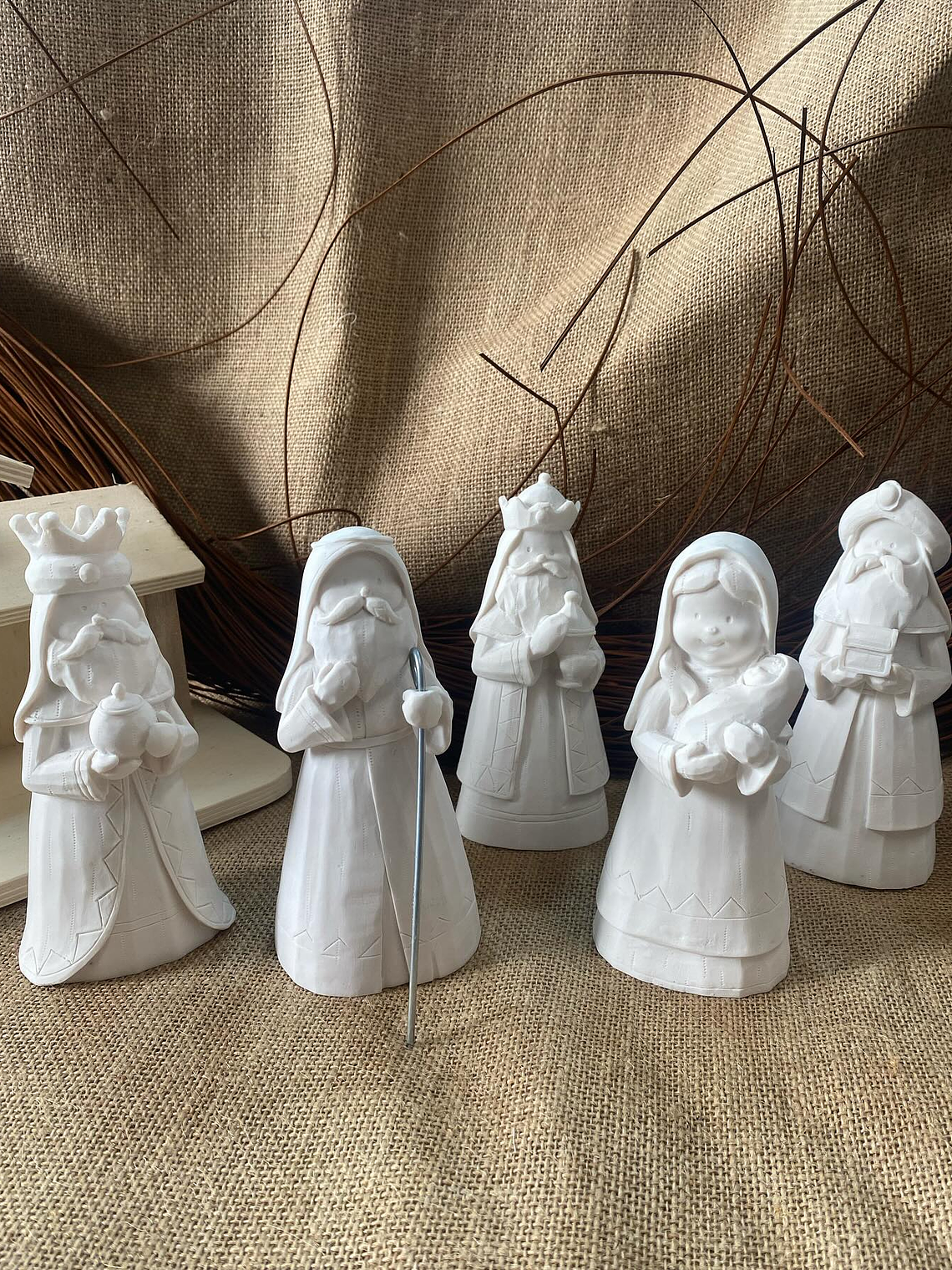 Presepio 5 Peças em Marfinite Nacional  1