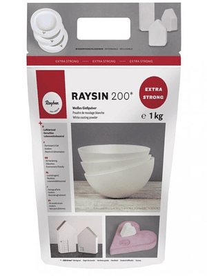 PO CERAMICO RAYSIN 200 WHITE 1KG RAYHER