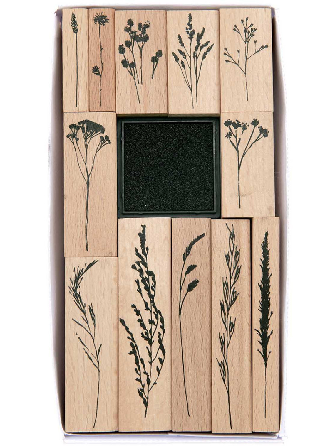 Carimbo Gramíneas 12 Selos 1