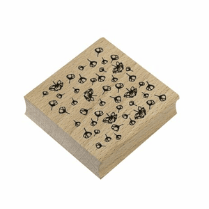 Carimbo Flor por toda parte