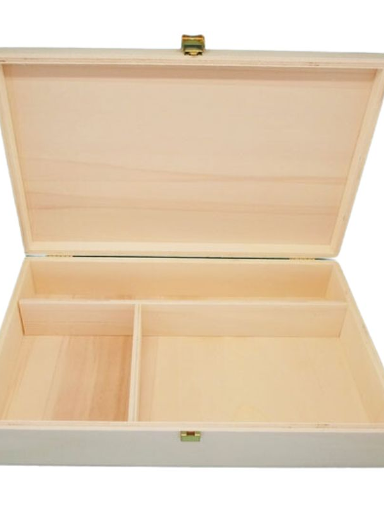 Caixa Batizado  3 div com fecho  1