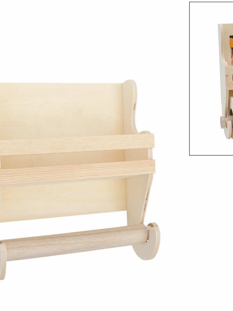 SUPORTE ESPECIARIAS E ROLO PAPEL 1