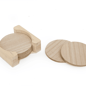 SET 6 BASES COPOS REDONDAS