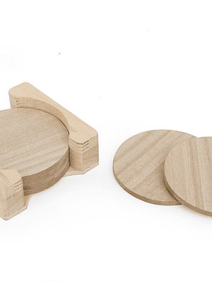 SET 6 BASES COPOS REDONDAS