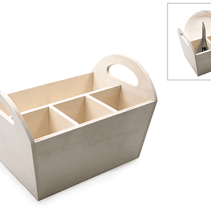 CESTO ARRUMA TALHERES E PRATOS