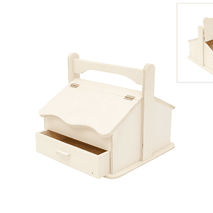 CAIXA COSTURA 2 TAMPAS PEQUENA