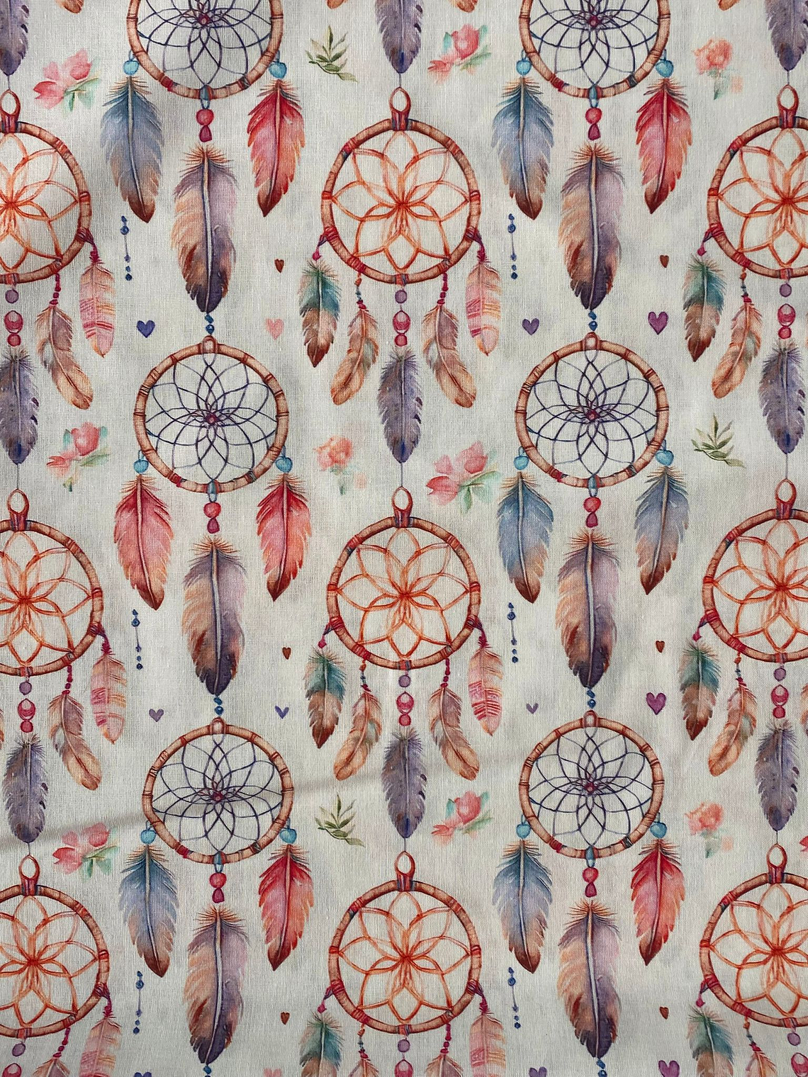 Tecido com caça sonhos  1