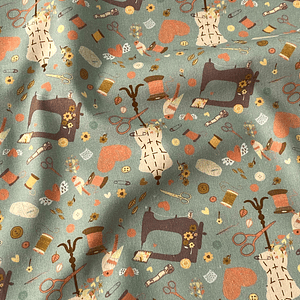 Tecido temático de costura 2