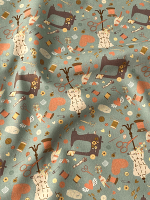 Tecido temático de costura 2