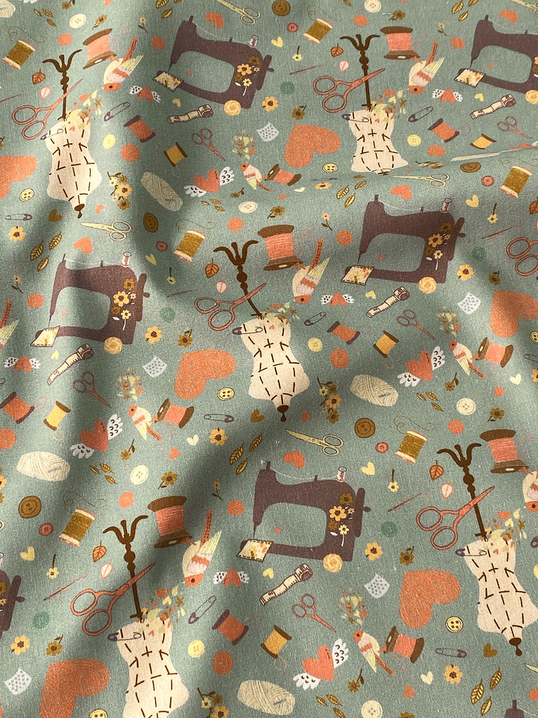 Tecido temático de costura 2 1
