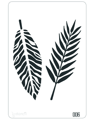 STENCIL 20X30CM  FOLHAGEM