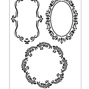 STENCIL 20X30CM PASSE PARTOUTS